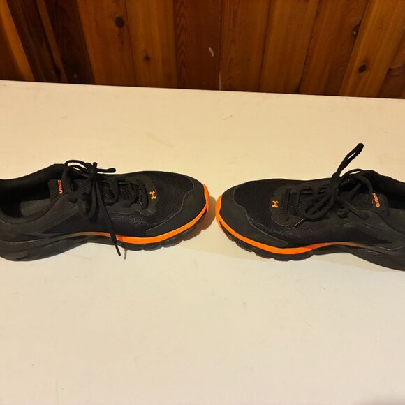 Under Armour Men's Charged Assert 9 Running Shoe Black/Orange Size 10.5 - Picture 4 of 5